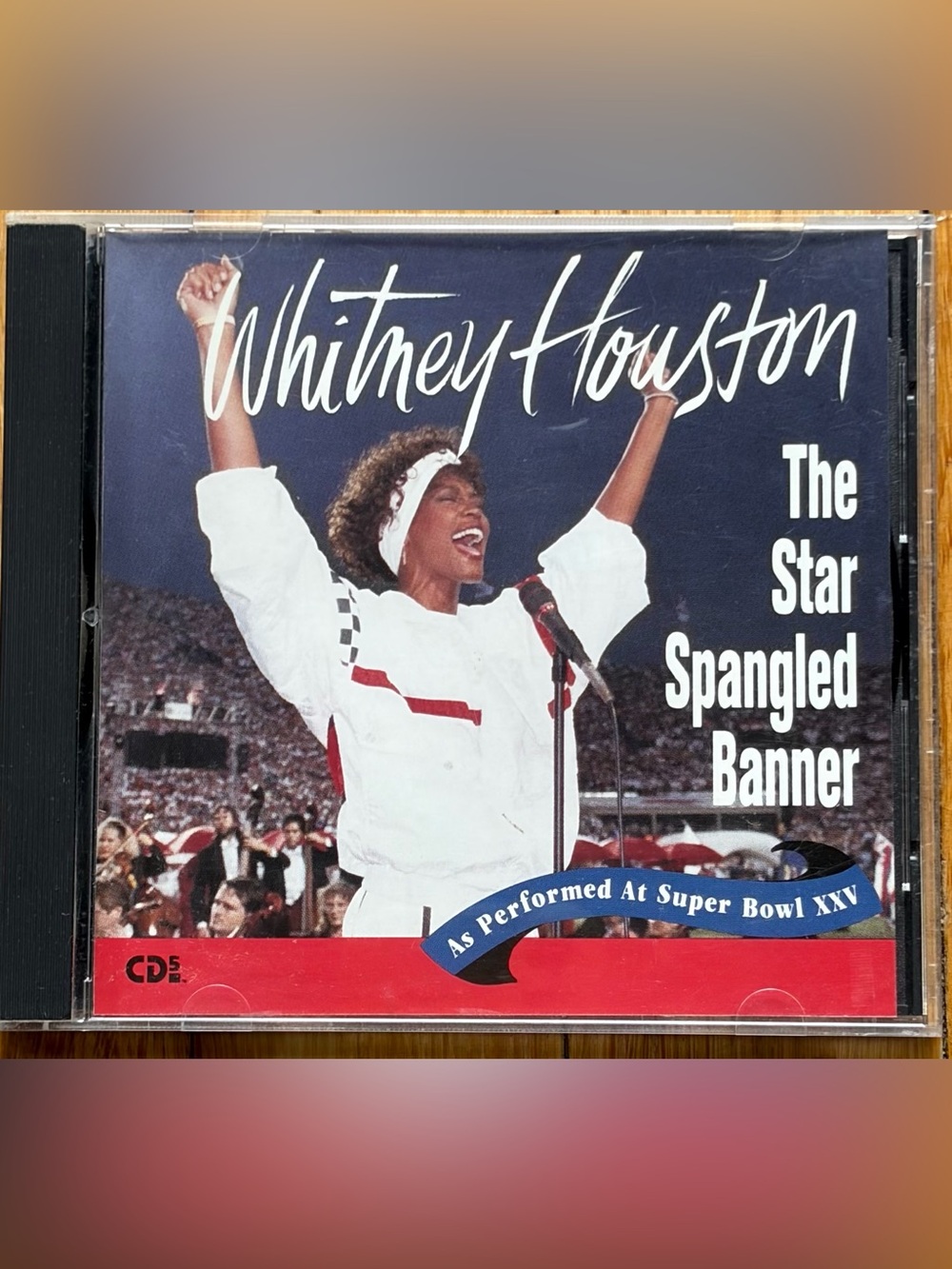 Whitney Houston "The Star-Spangled Banner" CD
Rare 1991 VH1 Tour Sticker